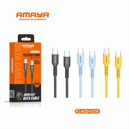 ( SILICONE CORD (TYPE _C to TYPE _C