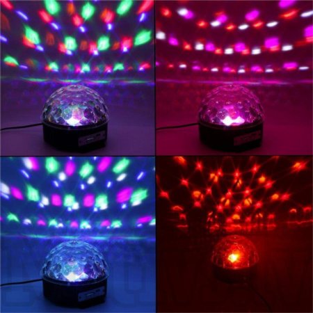 LED crystal magic ball light