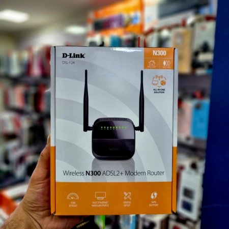 Dsl-124 n300 adsl2 +راوتر