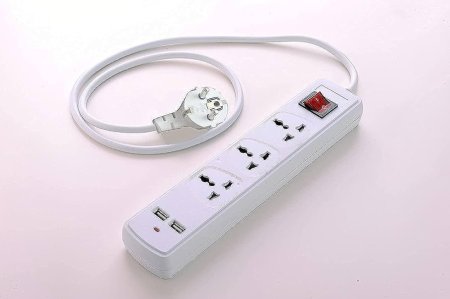 وصله مع كبسه 3 عيون 2USB+C
