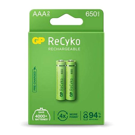 Recyko AAA 2pcs 650mah